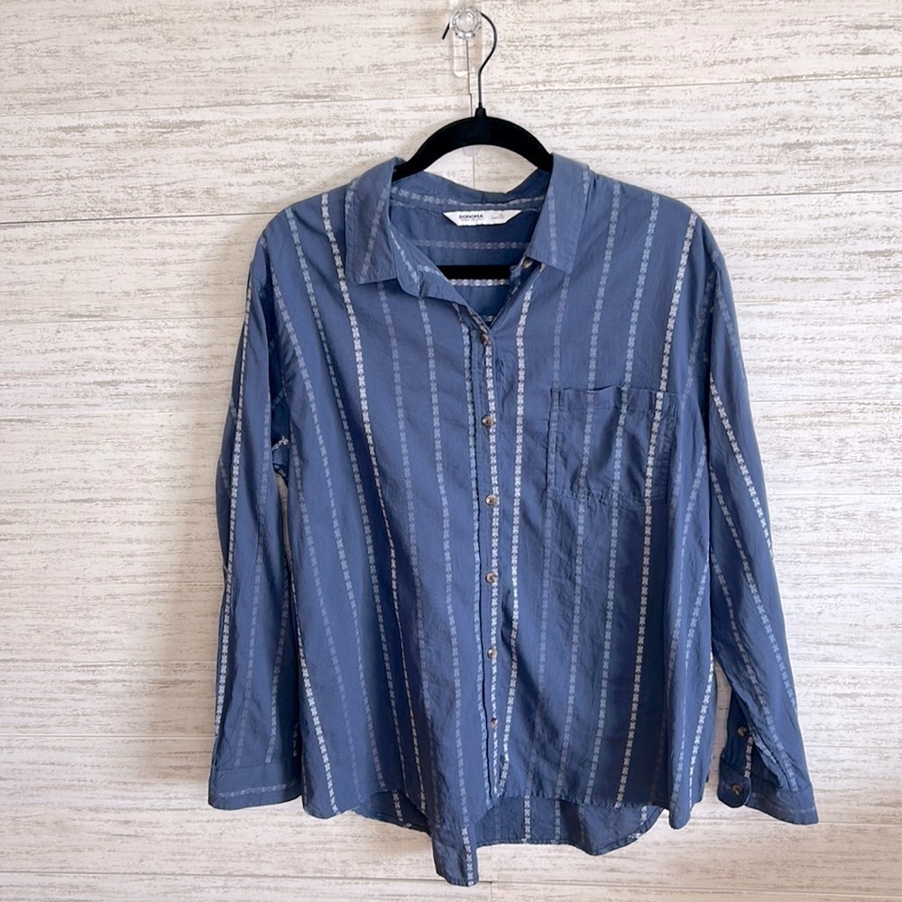 Sonoma Button Down Shacket | SIZE XL